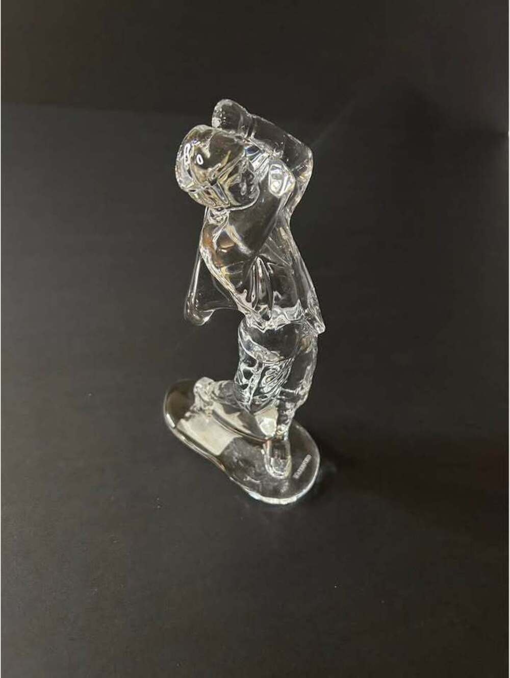 WATERFORD Crystal MALE GOLFER Sculpture